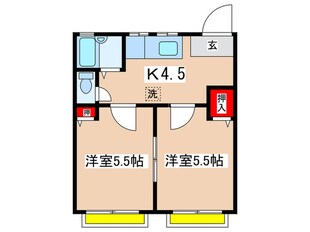 アーバン生田の物件間取画像